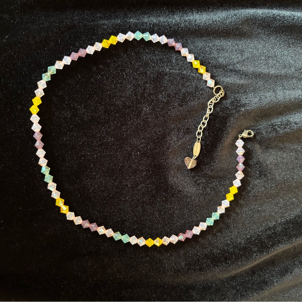 Sabika Multicolor Crystal Beaded Necklace